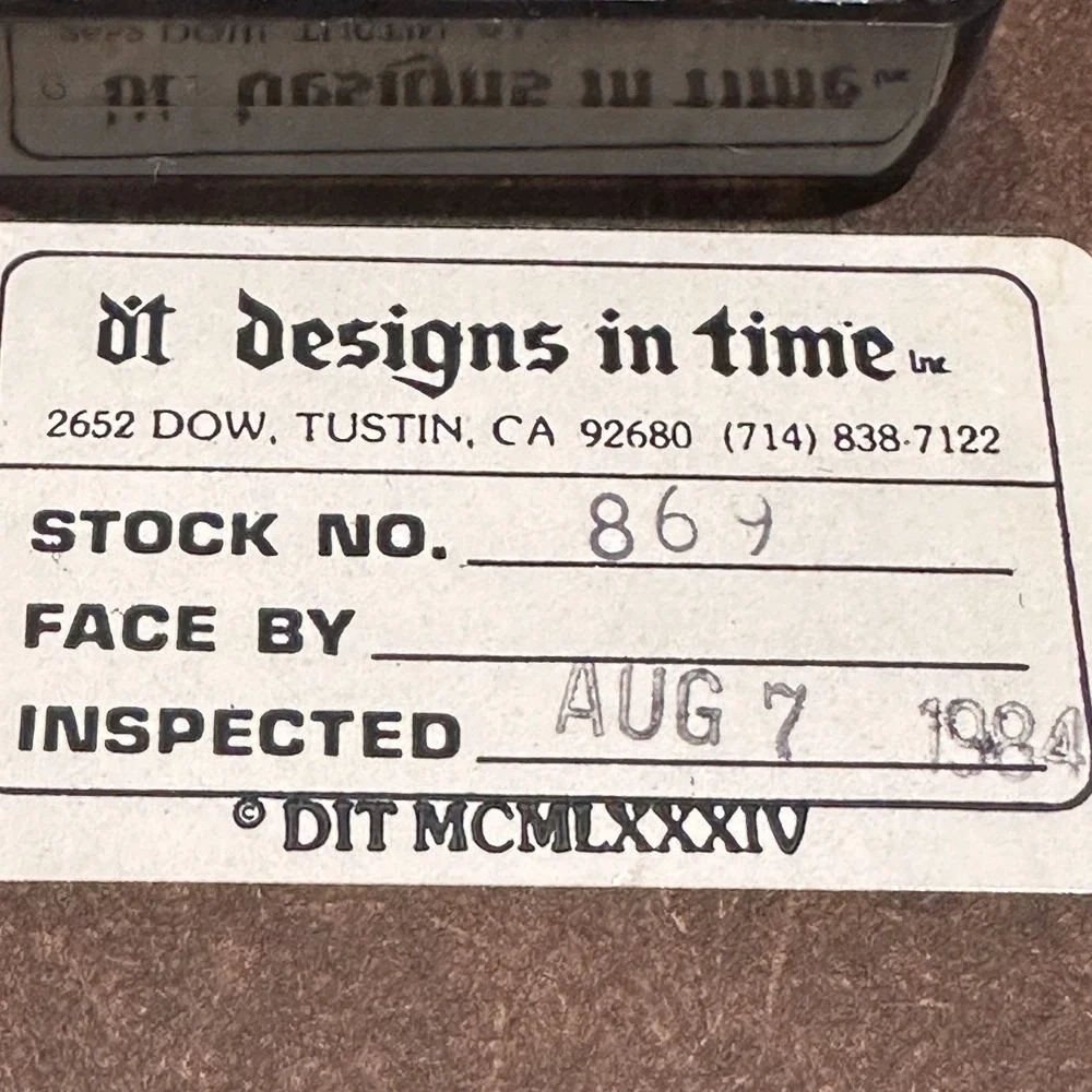 Vintage 1984 Designs in Time Wooden Oval Quartz Clock MCM Cottagecore Farm USA